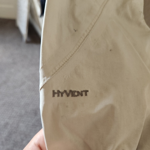 The North Face Kids Hyvent Windbreaker Jacket Black & White- Size Large - Picture 4 of 7